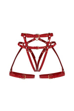 Charlene Garters in Red