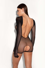 Mira Crotchless Bodysuit
